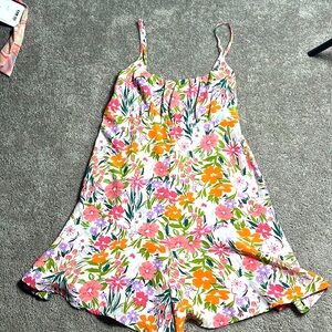 Floral women’s size medium romper